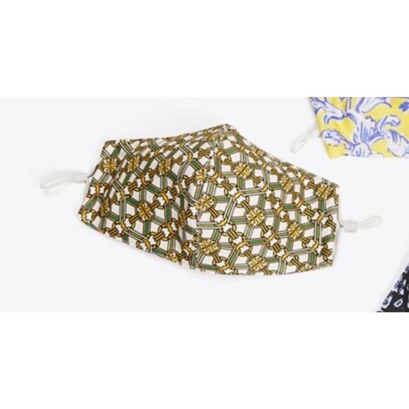 Tory Burch Piper Print Face Mask - Picture 6 of 6